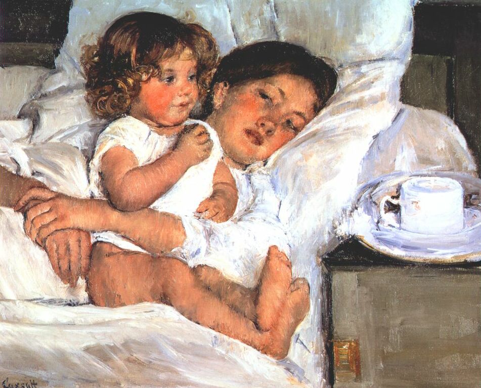 Mary Cassatt, Breakfast in Bed